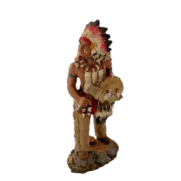 Other - Counting Coup The First Americans Russ Berry #13853 8" Indian Ax Shield resin